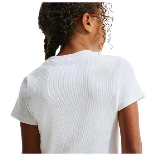 Nike Παιδική κοντομάνικη μπλούζα Sportswear (Girls') Slim Cropped Ribbed T-Shirt